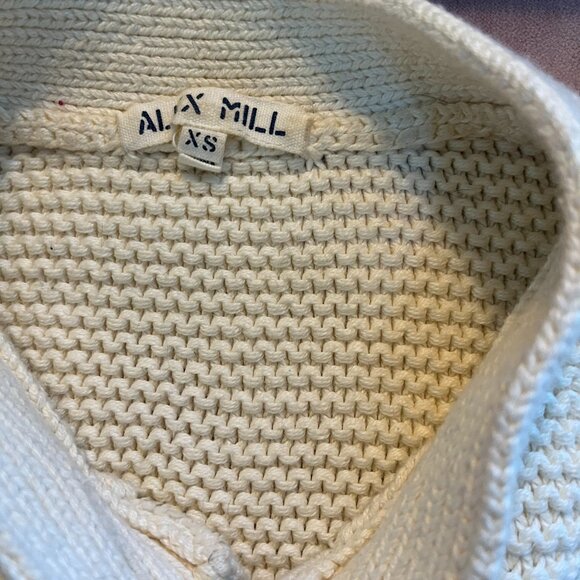 Alex Mill Nico Cardigan Ivory XS - Picture 2 of 4